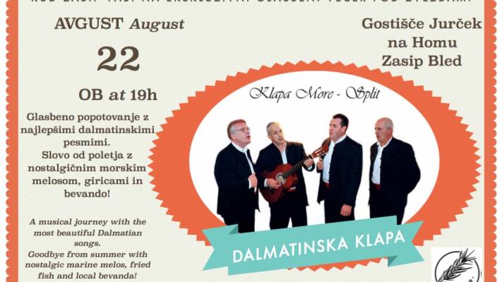 Glasbeni večer pod zvezdami - Klapa More
